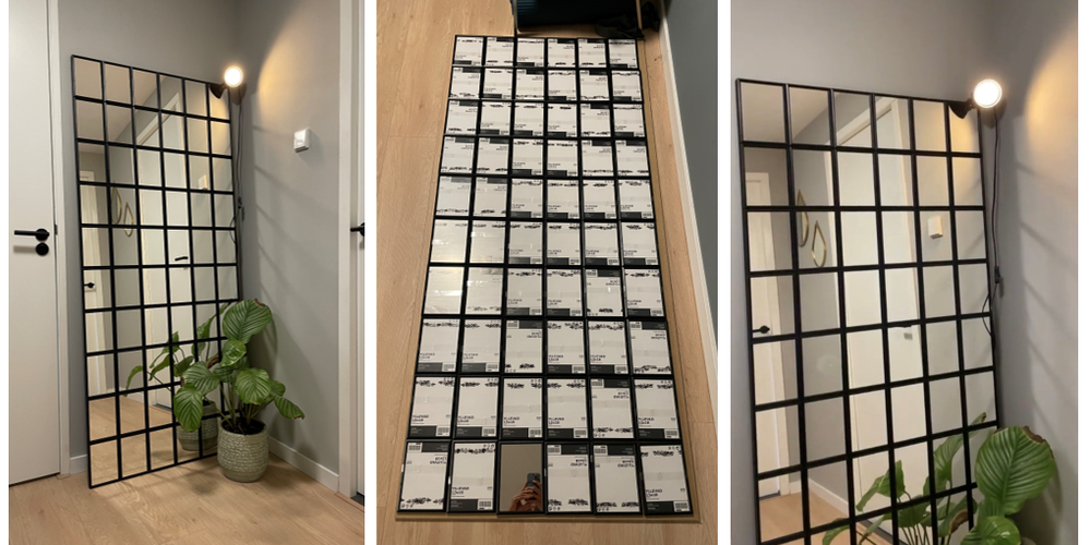 DIY Spiegel mit IKEA YLLEVAD und LÖNSÅS
